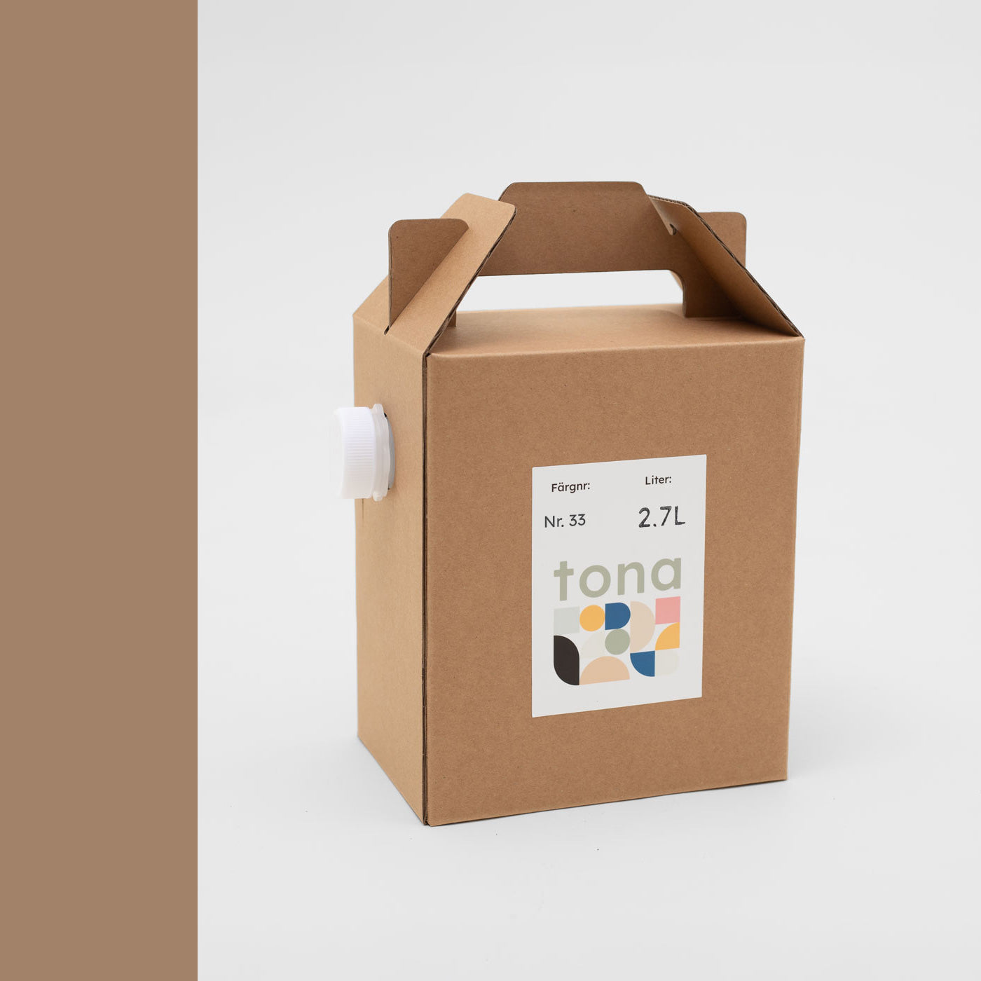 Väggfärg Nr 33. Kastanj