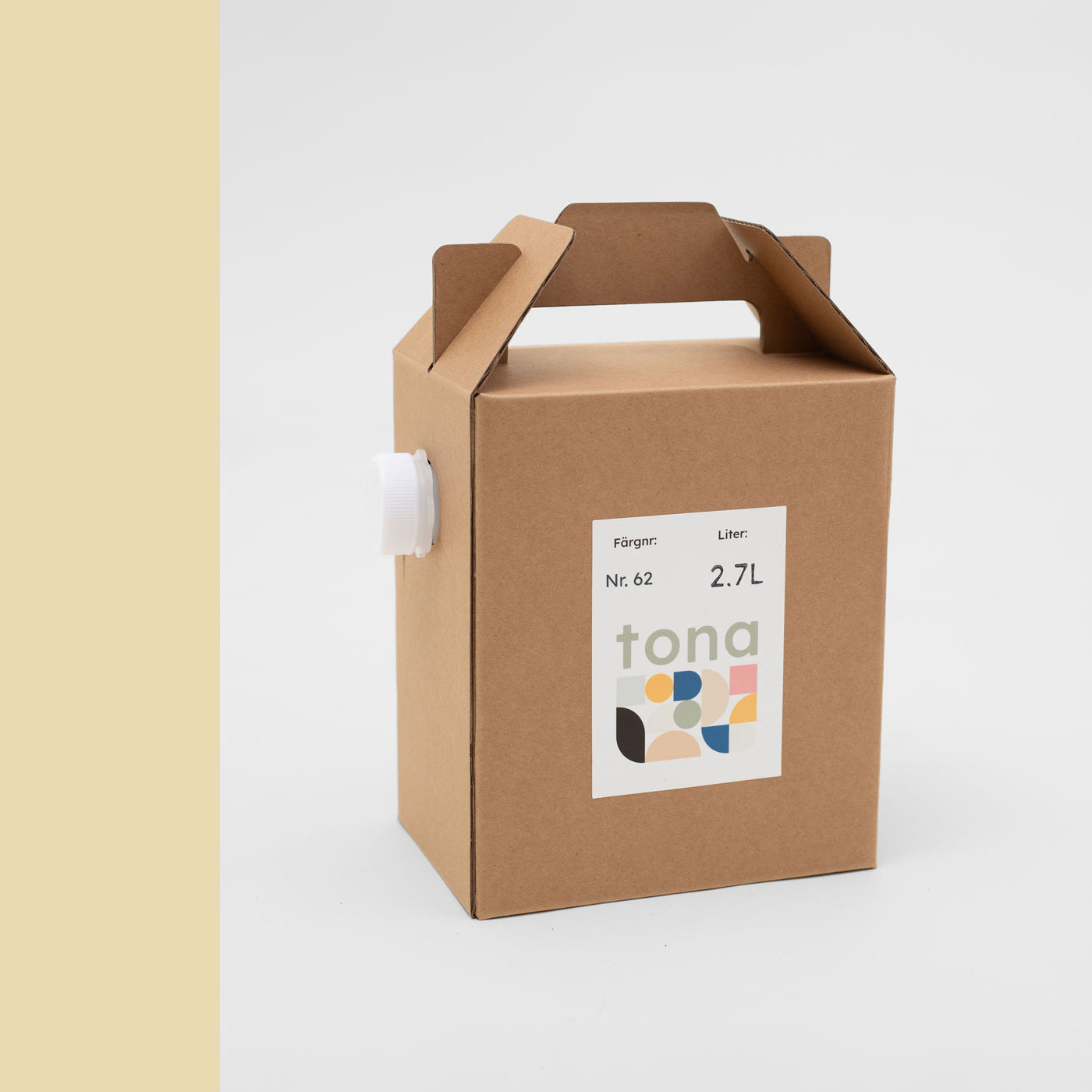 Väggfärg Nr 62. Halm