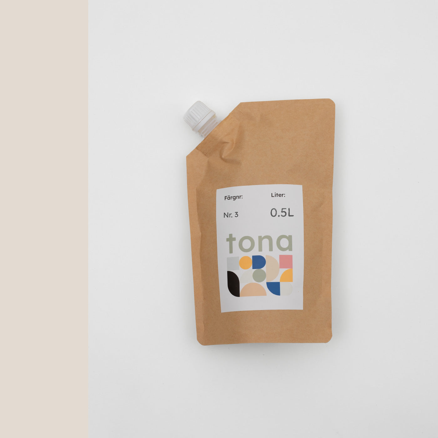 Väggfärg Nr 3. Gräddvit