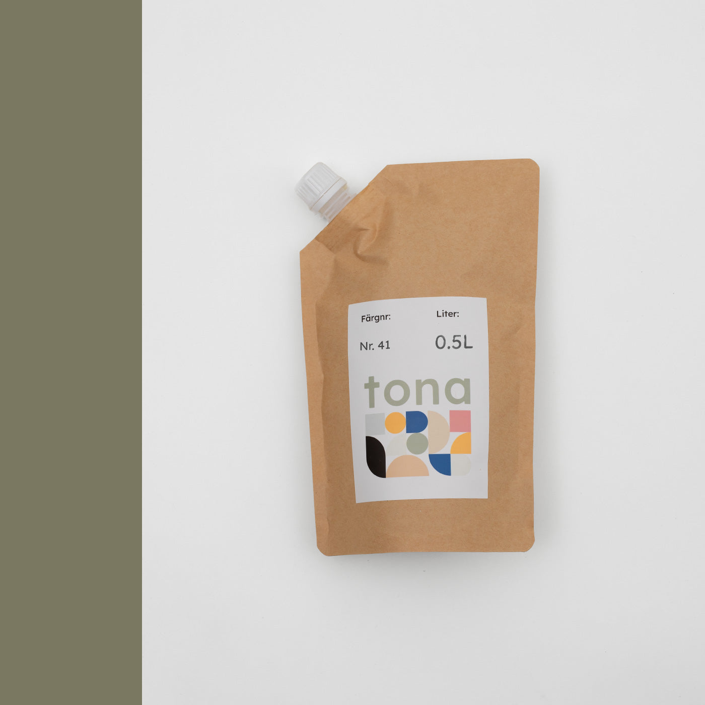 Väggfärg Nr 41. Torv