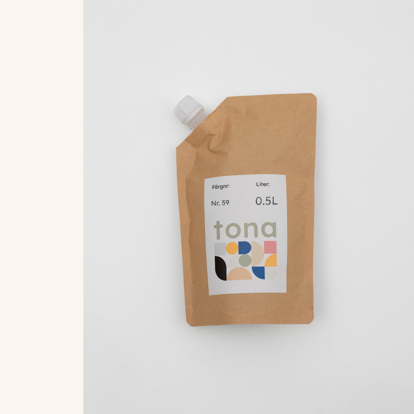 Väggfärg Nr 59. Pärlvit