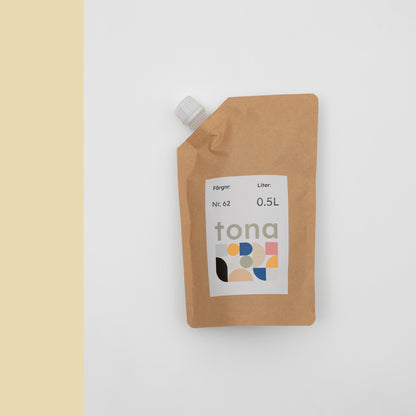 Väggfärg Nr 62. Halm