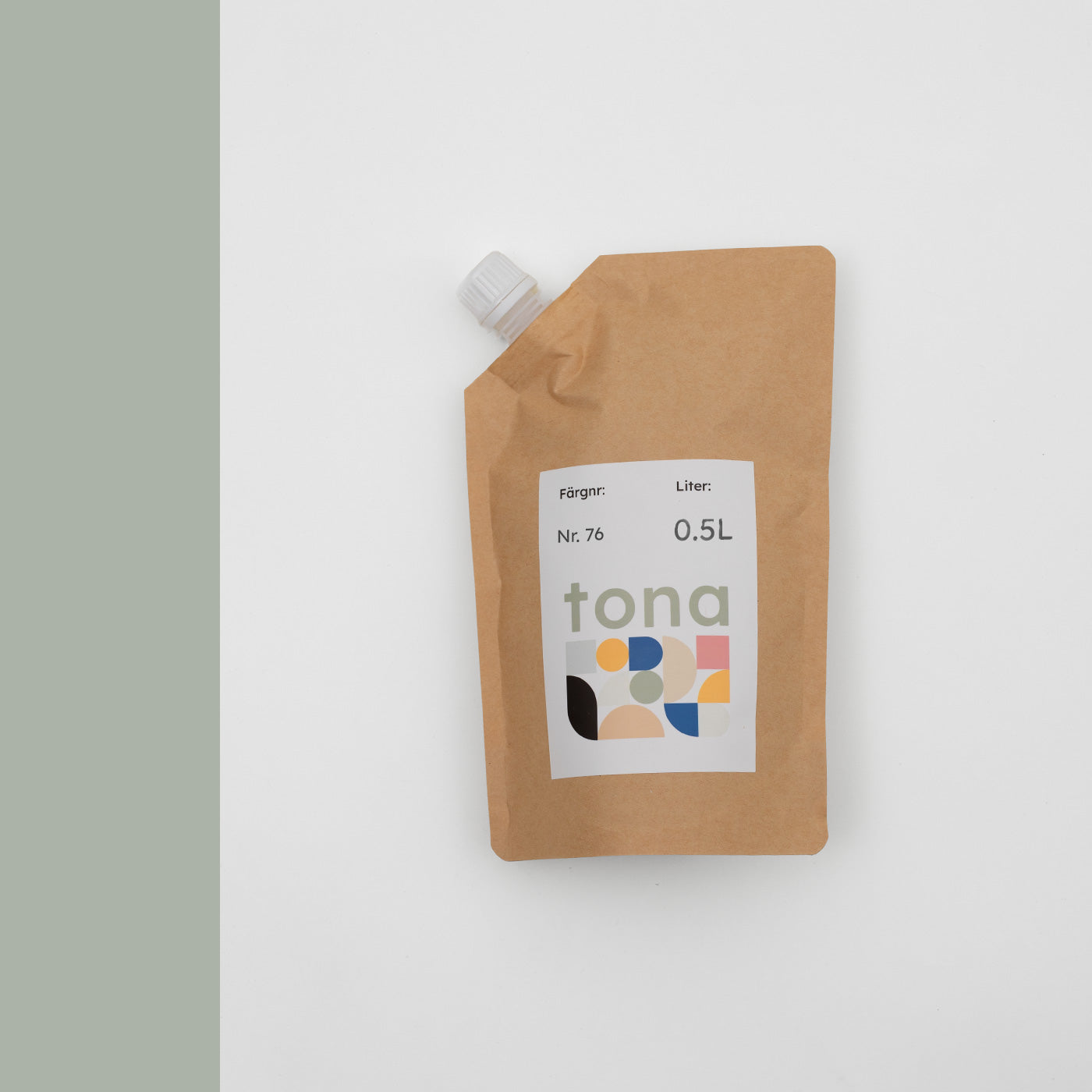 Väggfärg Nr 76. Disgrön