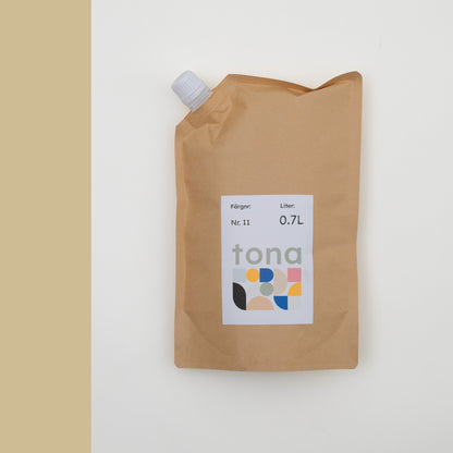 Snickerifärg Nr 11. Olivbeige