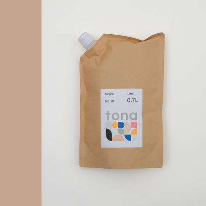 Snickerifärg Nr 18. Nougat