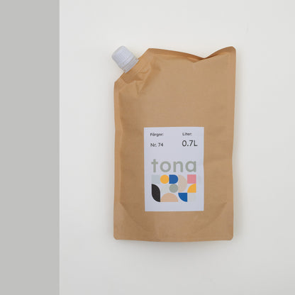 Snickerifärg Nr 74. Gråton