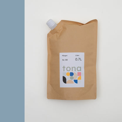 Snickerifärg Nr 80. Blådis