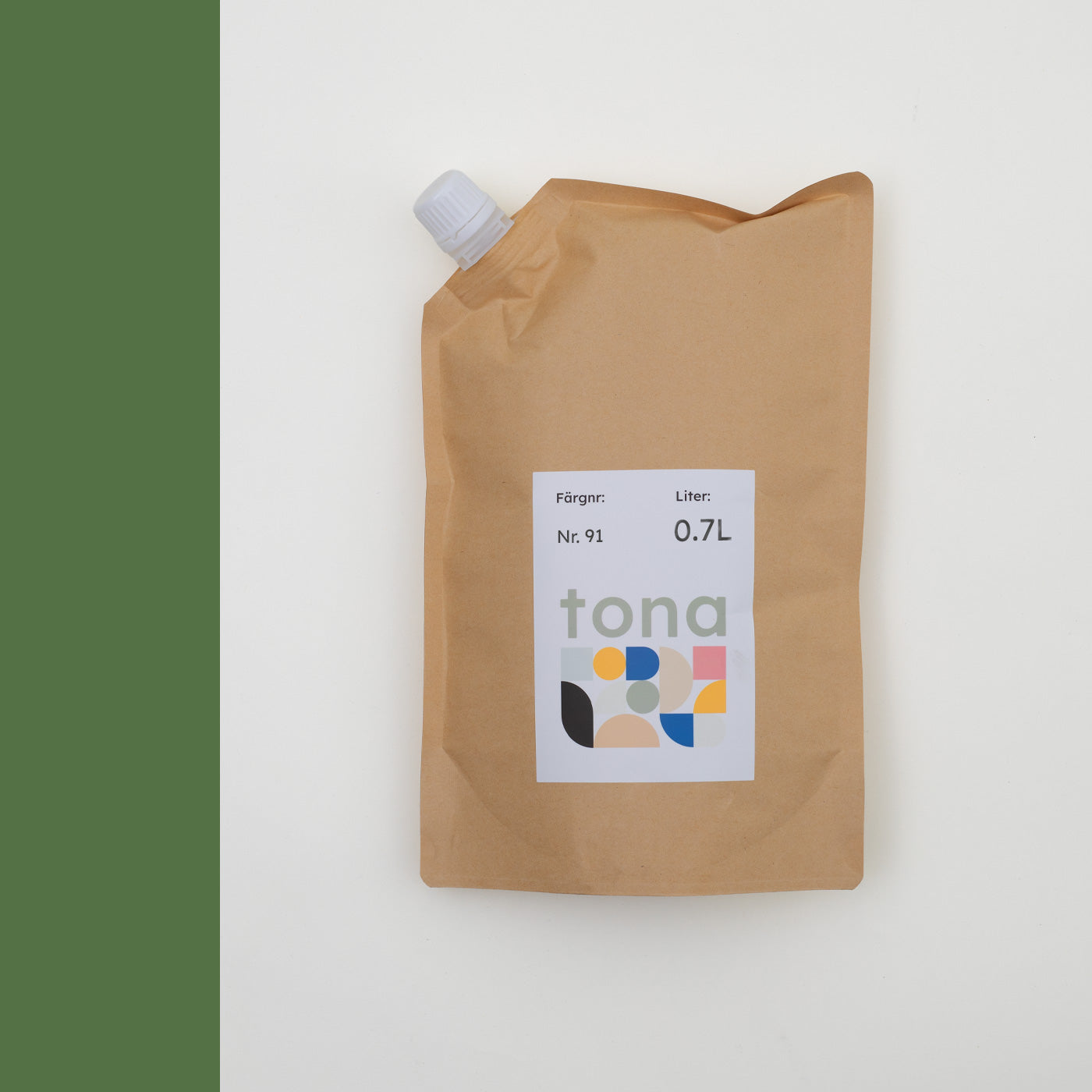 Snickerifärg Nr 91. Skogsgrönt