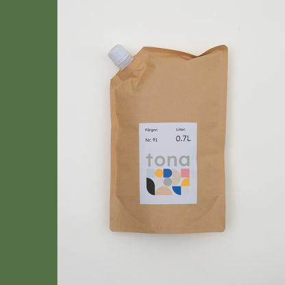 Snickerifärg Nr 91. Skogsgrönt