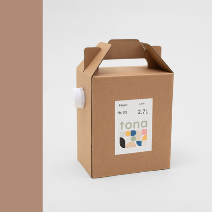 Väggfärg Nr 30. Mokkarost