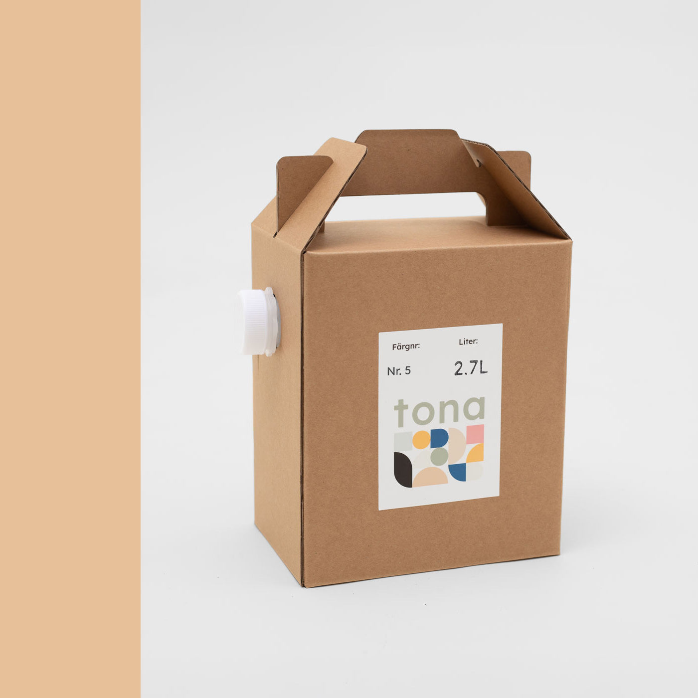 Väggfärg Nr 5. Rosaguld