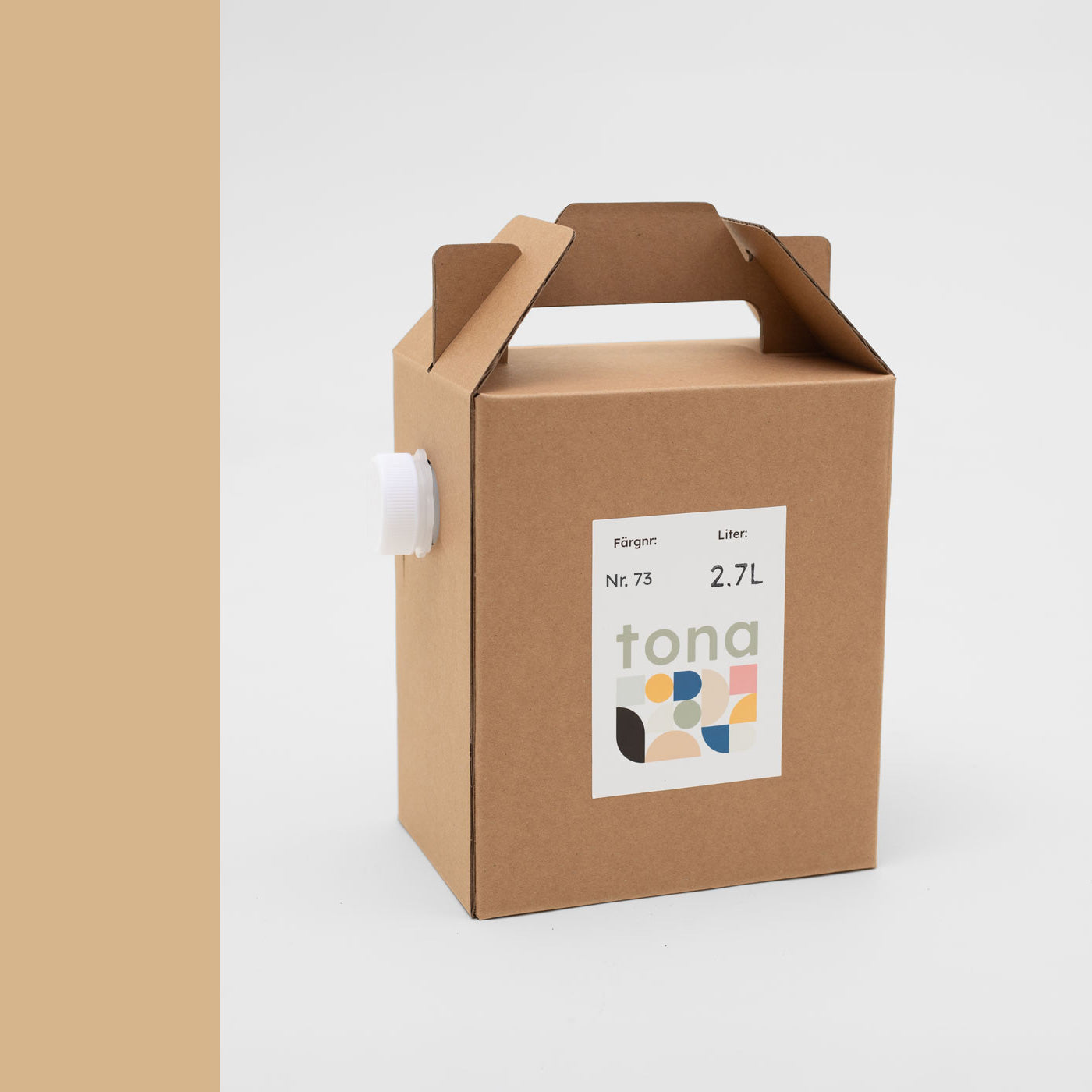 Väggfärg Nr 73. Gyllene