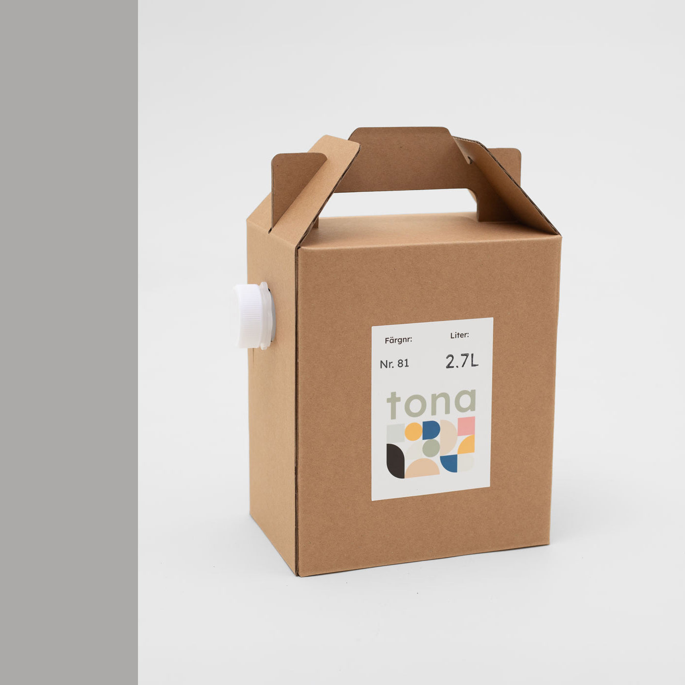 Väggfärg Nr 81. Dovgrå