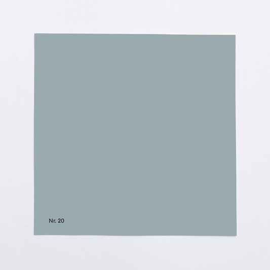 Väggfärg Nr 20. Stålblå