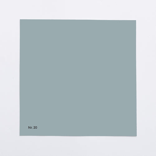 Väggfärg Nr 20. Stålblå