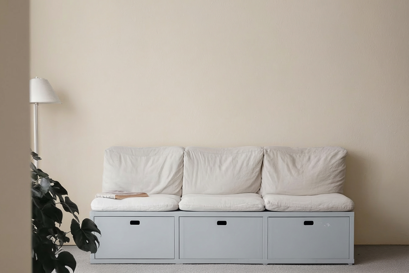 Väggfärg Nr 3. Gräddvit