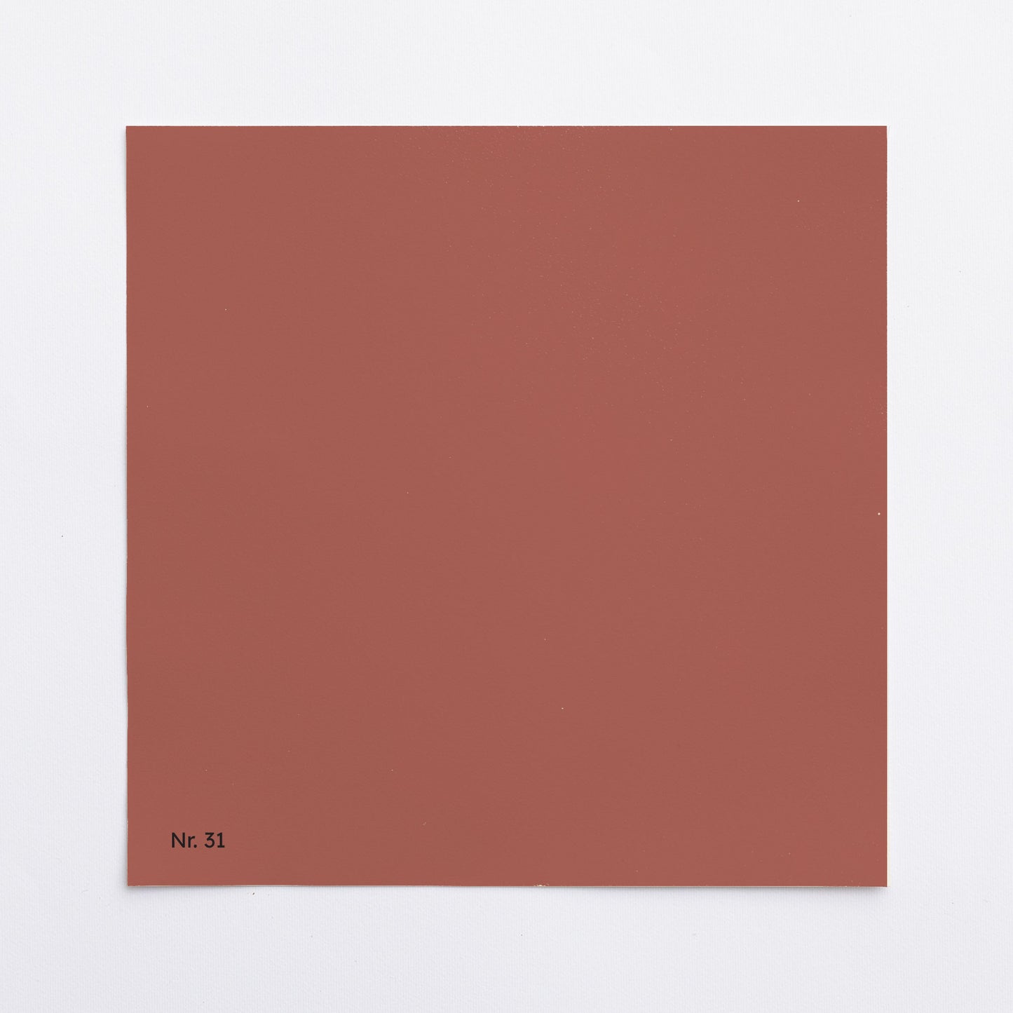 Väggfärg Nr 31. Tegel