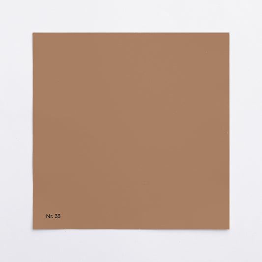 Väggfärg Nr 33. Kastanj