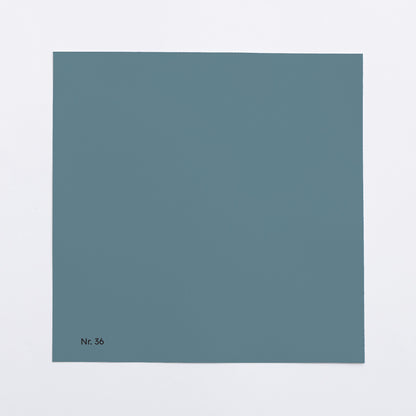 Väggfärg Nr 36. Dimblå