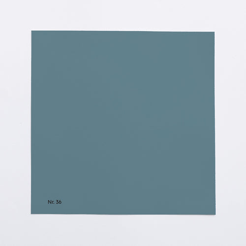Väggfärg Nr 36. Dimblå