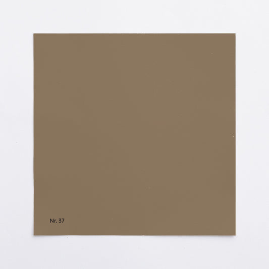 Väggfärg Nr 37. Mjukbrun