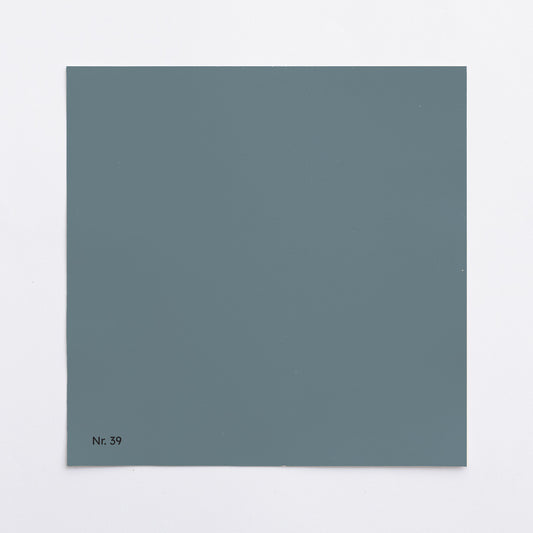 Väggfärg Nr 39. Dovblå