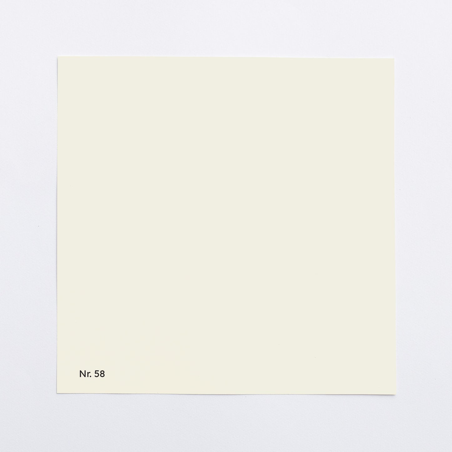 Väggfärg Nr 58. Molnvit