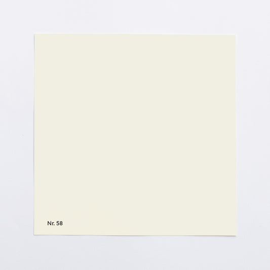 Väggfärg Nr 58. Molnvit