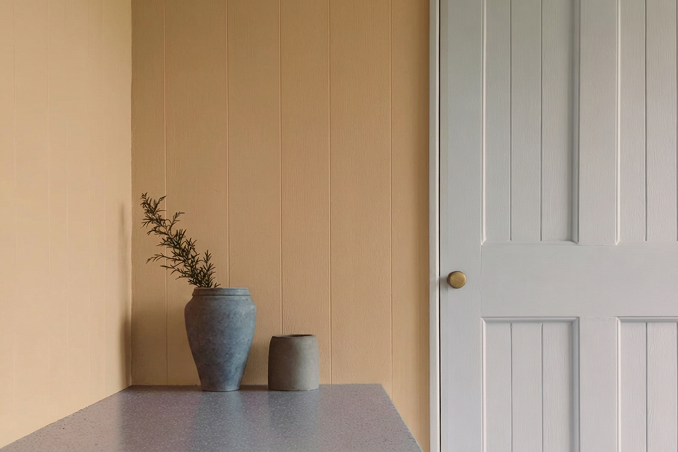 Väggfärg Nr 73. Gyllene