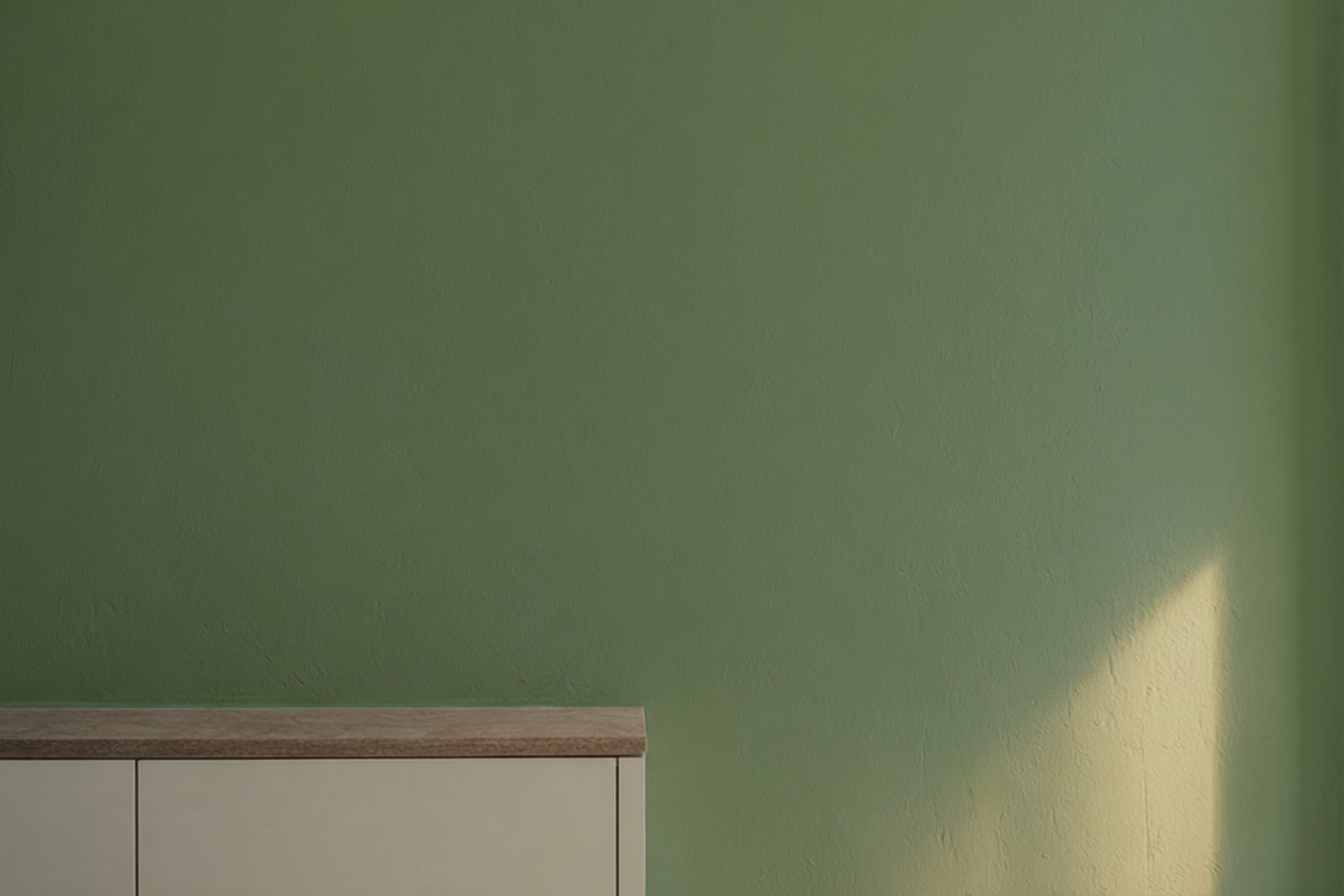 Väggfärg Nr 91. Skogsgrönt